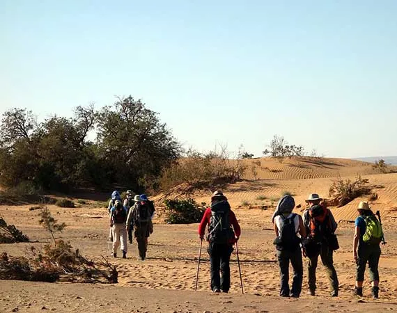Trekking desert Morocco